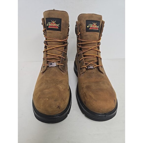 Thorogood Men's 804-4149 6" Waterproof Composite Toe Work Boot Brown Size 9.5D - Picture 6 of 8